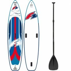 F2 Quiver DC SET 10'8'' Stand-Up-Paddling-Brett Blue Damen, Herren