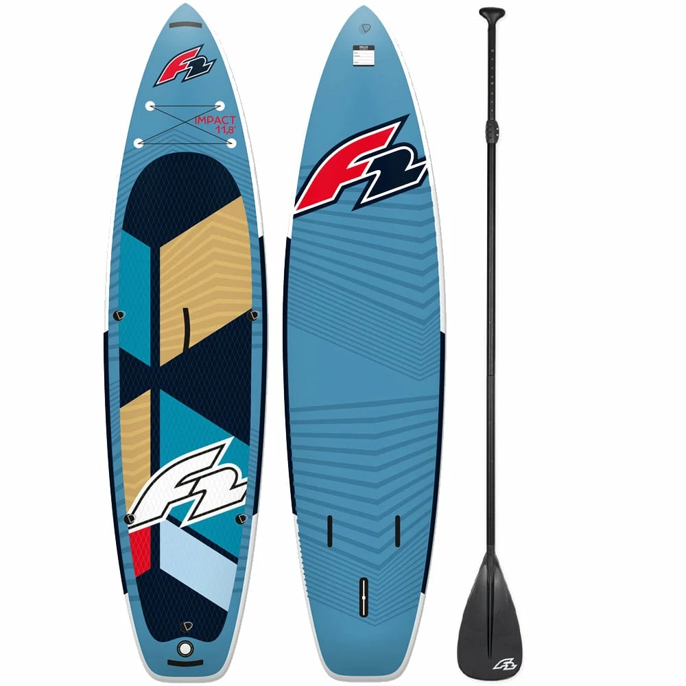 F2 Impact 10'8'' SET Stand Up Paddleboard Turquoise Damen, Herren 1 F2 Impact 10'8'' SET Stand Up Paddleboard Turquoise Damen, Herren