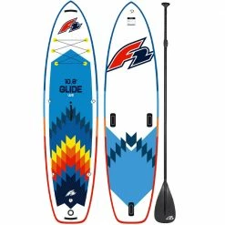 F2 Glide WS SET 10'8'' SUP Mit Windsurf-Option Blue Damen, Herren
