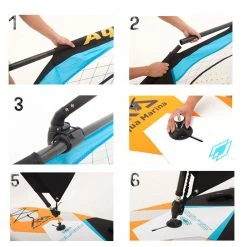 Aqua Marina Blade ISUP-Segel Black/Orange Damen, Herren -JP-AUSTRALIEN SUP-Shop unnamed file 1345