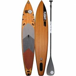 Lightboardcorp MFT Tourer Wood 13'6'' SET Stand Up Paddleboard Wood Damen, Herren