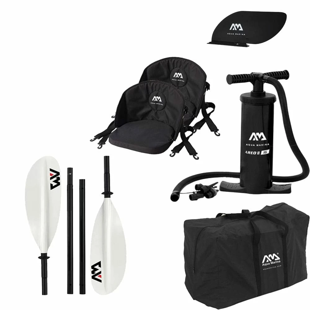 Aqua Marina Memba 390 SET Kajak-Set Orange/Grey Damen, Herren 6 Aqua Marina Memba 390 SET Kajak-Set Orange/Grey Damen, Herren – Bild 6