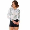 Rip Curl Coastal Palms UV Longleeve Boyleg Surfanzug White Damen