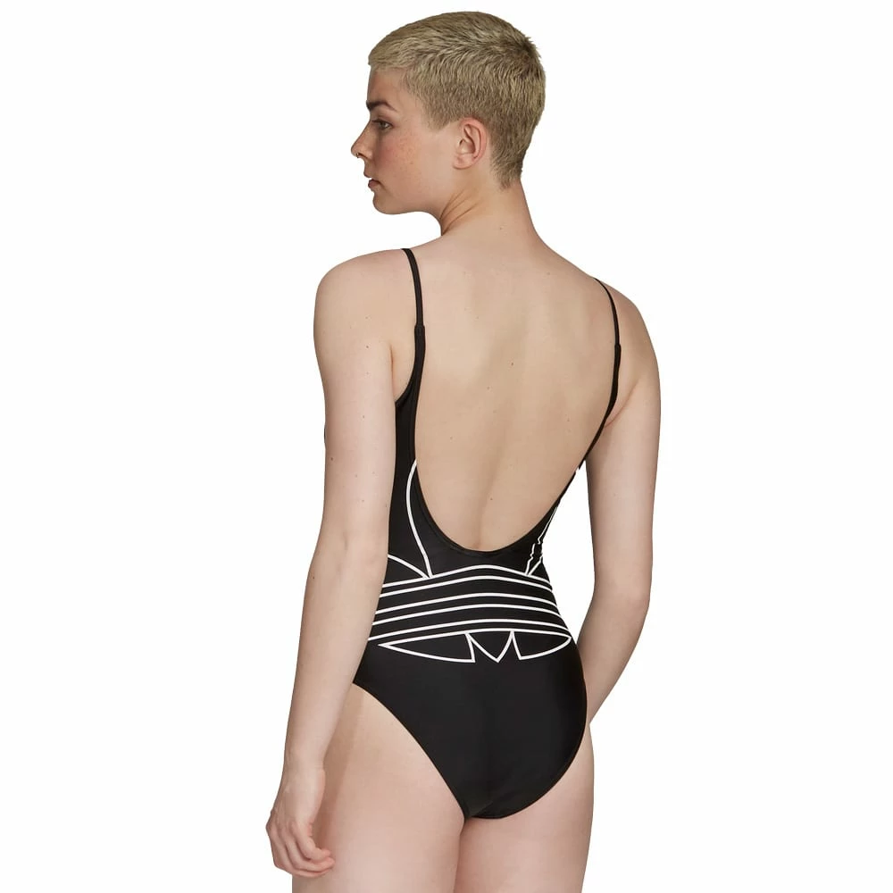 Adidas Originals Large Logo Badeanzug Black/White Damen 2 Adidas Originals Large Logo Badeanzug Black/White Damen – Bild 2