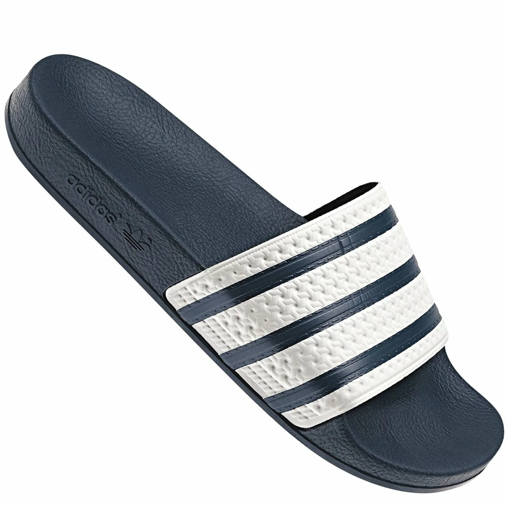 Adidas Originals Adilette Badelatschen Adiblue/White Damen, Herren 1 Adidas Originals Adilette Badelatschen Adiblue/White Damen, Herren