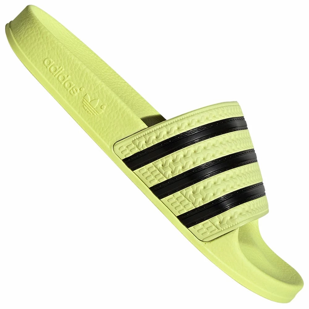 Adidas Originals Adilette Badeslider Yellow Ice Damen 1 Adidas Originals Adilette Badeslider Yellow Ice Damen