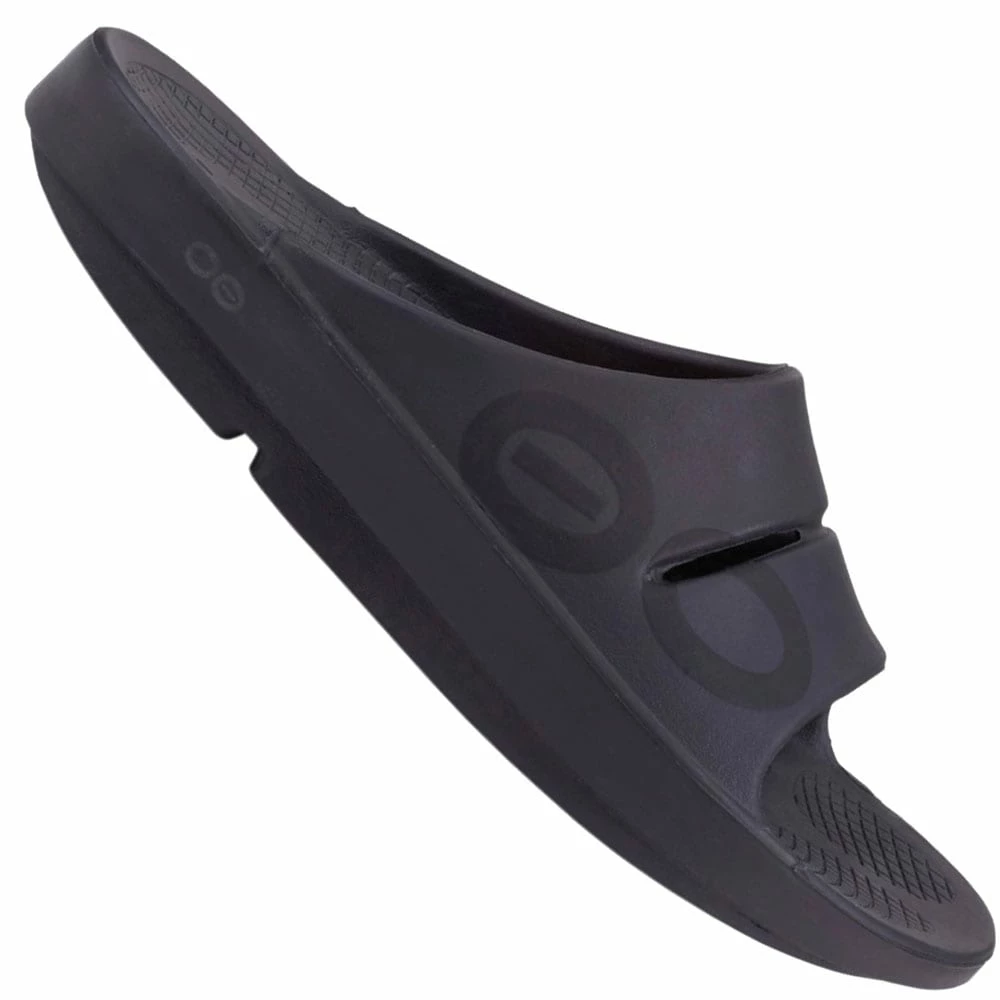 Oofos Ooahh Sport Regenerations-Schlappen Matte Black Damen, Herren 1 Oofos Ooahh Sport Regenerations-Schlappen Matte Black Damen, Herren