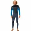 Rip Curl Omega 4/3 GB BZ Steamer Fullsuit Blue Herren