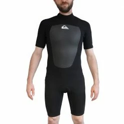 Quiksilver 2/2mm Prologue Back Zip Short Springsuit Black Herren