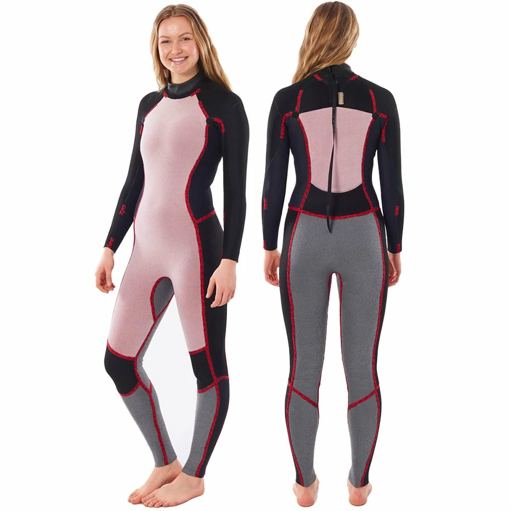 Rip Curl Dawn Patrol 4/3 BZ Steamer Wasseranzug Slate Rose Damen 5 Rip Curl Dawn Patrol 4/3 BZ Steamer Wasseranzug Slate Rose Damen – Bild 5