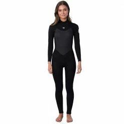 Rip Curl Omega 4/3 GB Back Zip Neoprenanzug Black Damen