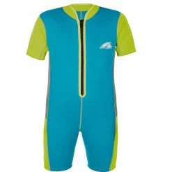 F2 Kids Neo Shorty Neoprener Blue/Green Kinder