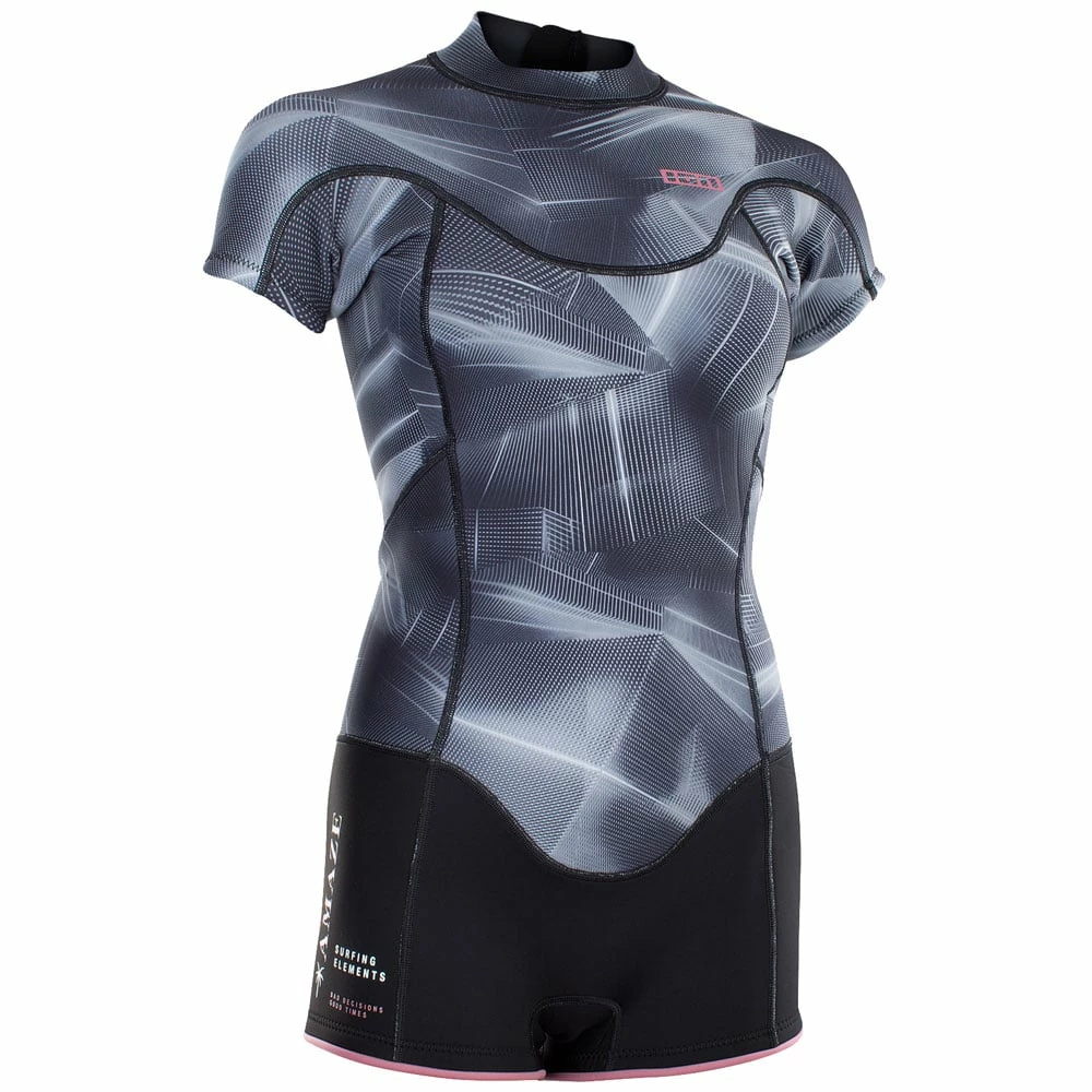 ION Amaze SS BZ DL Shorty 2.5 Sommer-Neoprener Laser Black Damen 1 ION Amaze SS BZ DL Shorty 2.5 Sommer-Neoprener Laser Black Damen