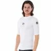 Rip Curl Corps UV Shortsleeve Wassershirt White Herren