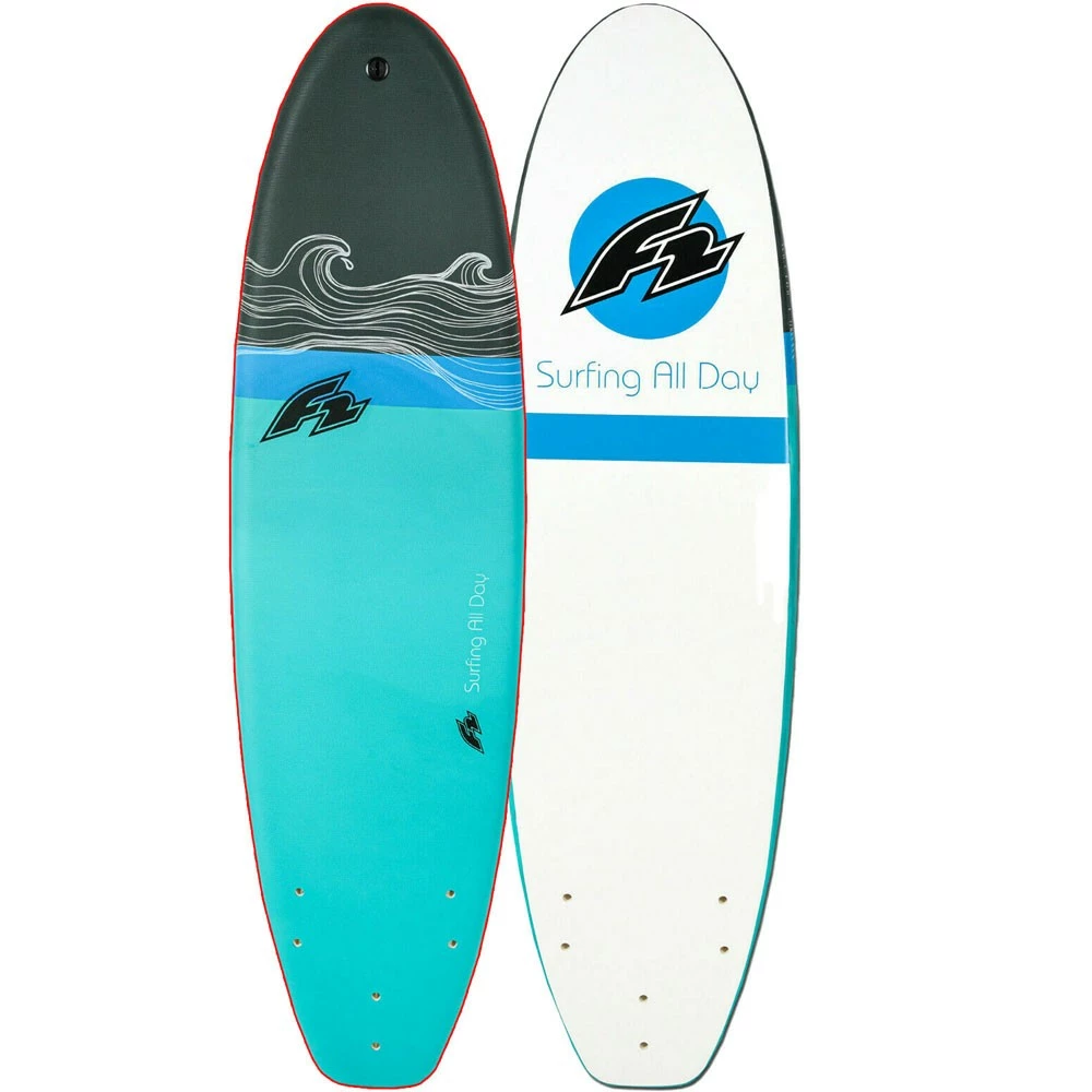 F2 Softboard Epoxy Surfboard Green/Black Damen, Herren 1 F2 Softboard Epoxy Surfboard Green/Black Damen, Herren
