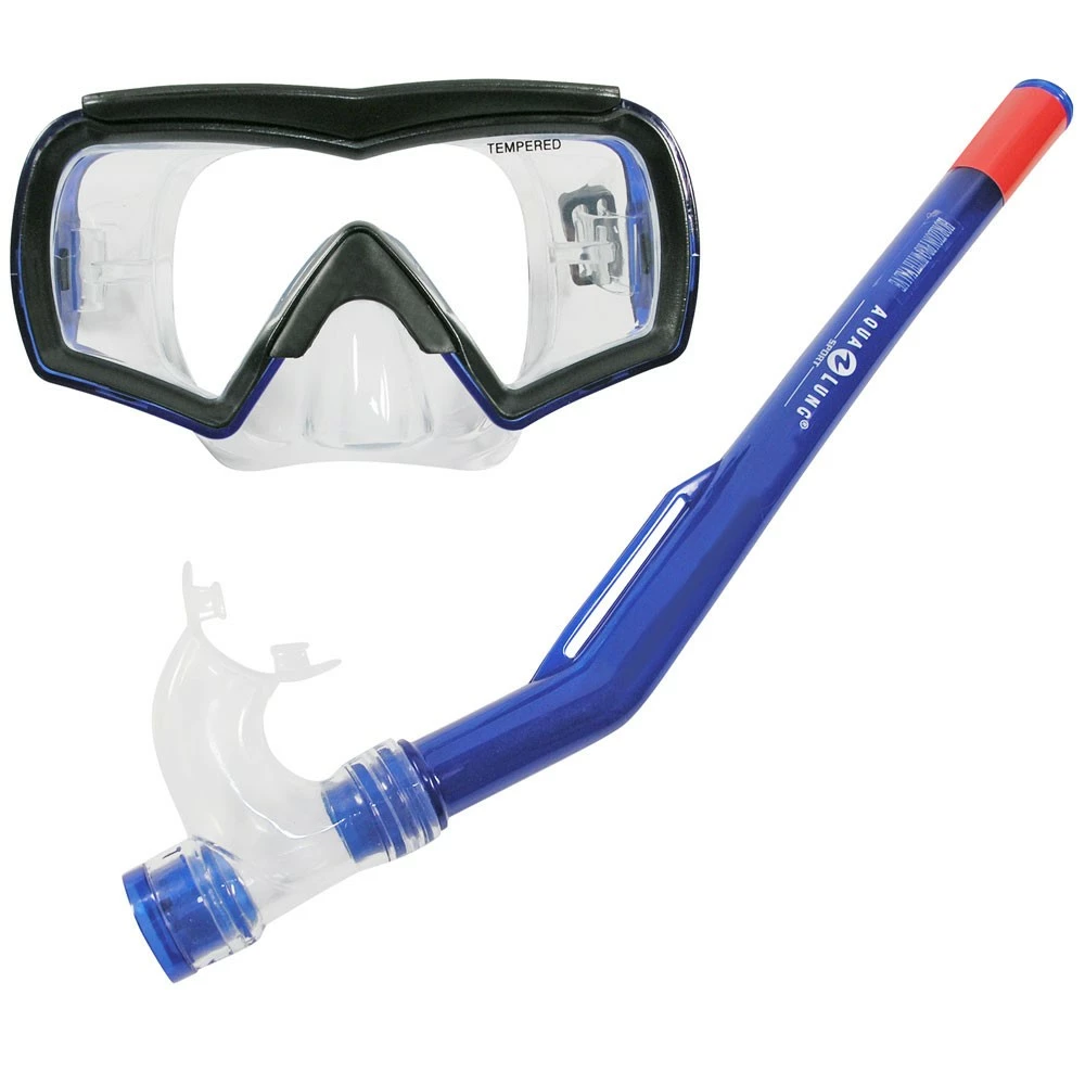 Aqua Lung Cardiff Pro Schnorchelset Blue Damen, Herren 1 Aqua Lung Cardiff Pro Schnorchelset Blue Damen, Herren