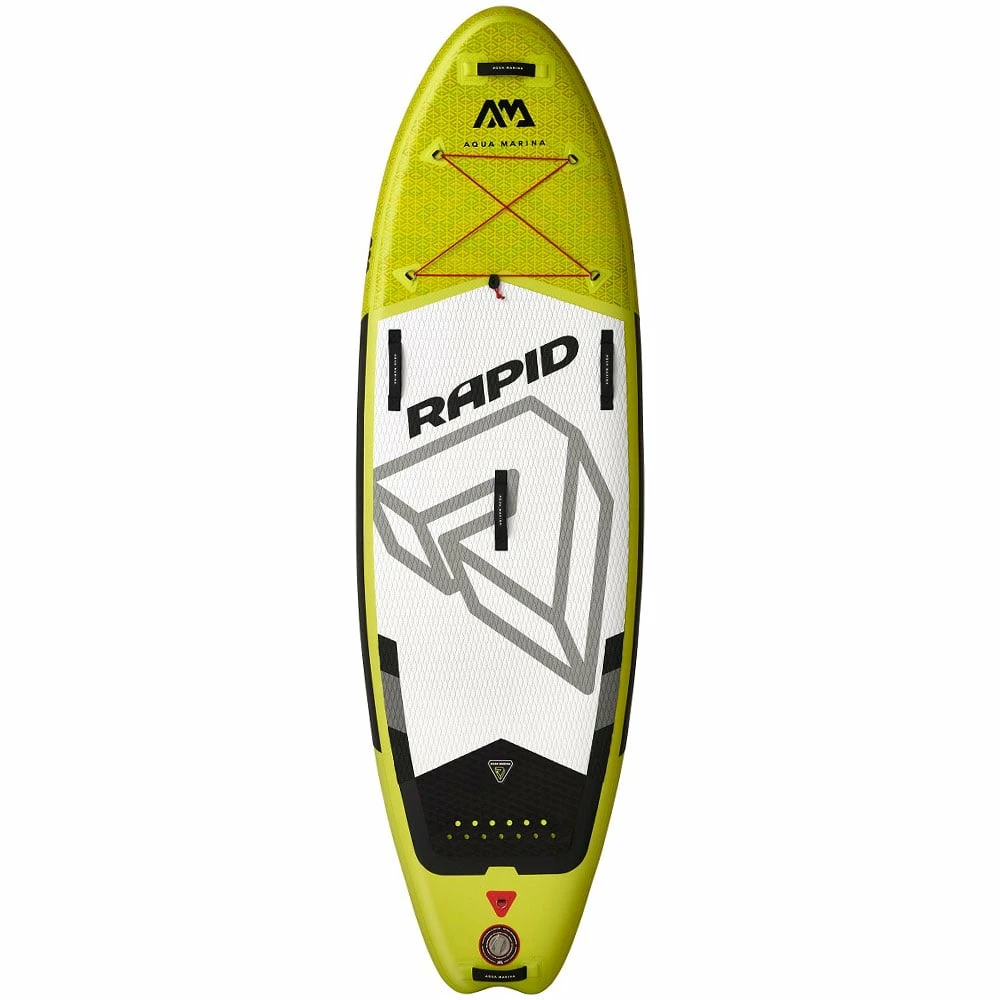 Aqua Marina Rapid 9'6'' Wildwasser-SUP Yellow/Grey Damen, Herren 2 Aqua Marina Rapid 9'6'' Wildwasser-SUP Yellow/Grey Damen, Herren – Bild 2