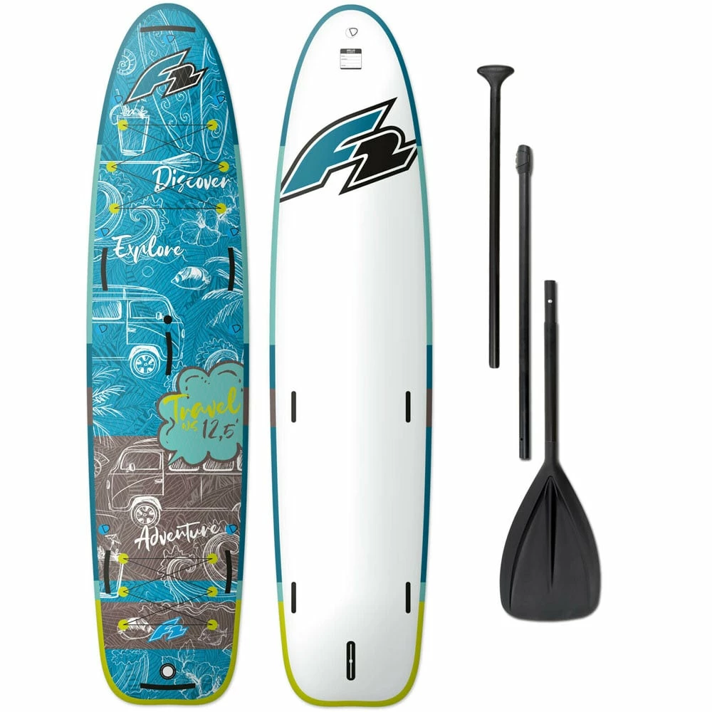 F2 Travel Windsurf 12'5" SET SUP-Board Blue Damen, Herren 1 F2 Travel Windsurf 12'5" SET SUP-Board Blue Damen, Herren