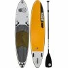 Lightboardcorp 3L MFT Freeride (Platin Series) 12'4'' SET Stand Up Paddleboard Yellow Damen, Herren
