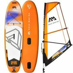 Aqua Marina Blade SET 10'6'' SUP-Board Inklusive Segel Orange/White Damen, Herren