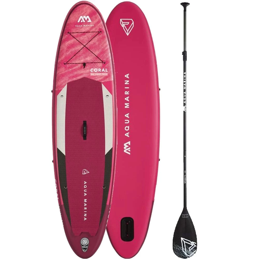Aqua Marina Coral SET 10'2'' I-SUP Pink Damen 1 Aqua Marina Coral SET 10'2'' I-SUP Pink Damen